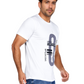 Zavrariq Men's Premium Printed Cotton T-Shirt - White