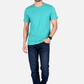 Zavrariq Men's Solid Cotton Round Neck Half Sleeve T-Shirt – Deep Oxford