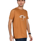 ZAVRARIQ Men's Premium Cotton Graphic Print T-Shirt – Half Sleeve | Brown
