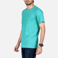 Zavrariq Men's Solid Cotton Round Neck Half Sleeve T-Shirt – Deep Oxford