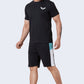 ZAVRARIQ Men's Sports T-Shirt & Shorts Co-Ord Set – Premium Cotton | Black