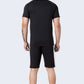ZAVRARIQ Men's Sports T-Shirt & Shorts Co-Ord Set – Premium Cotton | Black