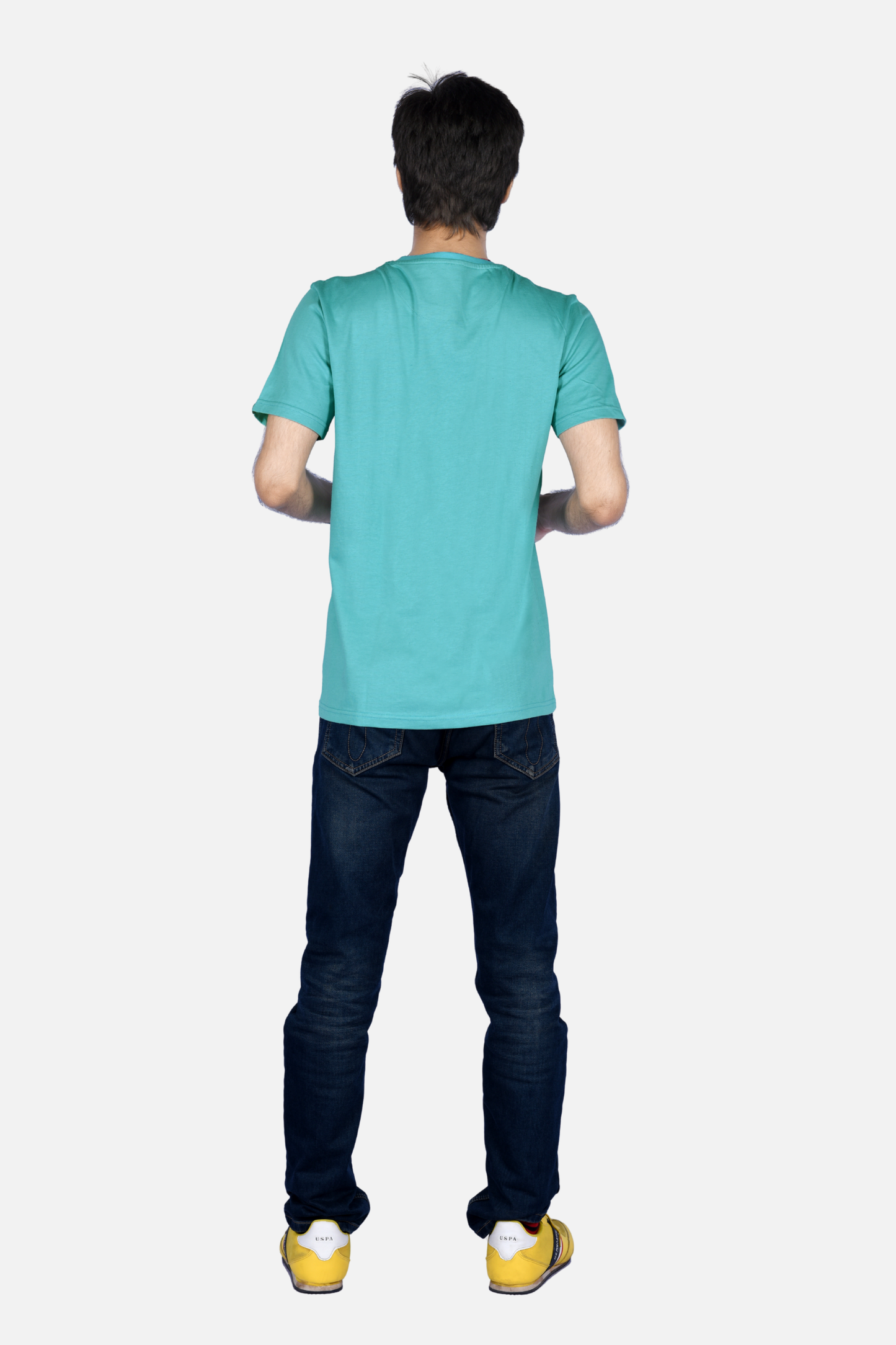 Zavrariq Men's Solid Cotton Round Neck Half Sleeve T-Shirt – Deep Oxford