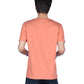 Men's Peach Cotton Graphic T-Shirt | Casual Half Sleeve Round Neck Tee