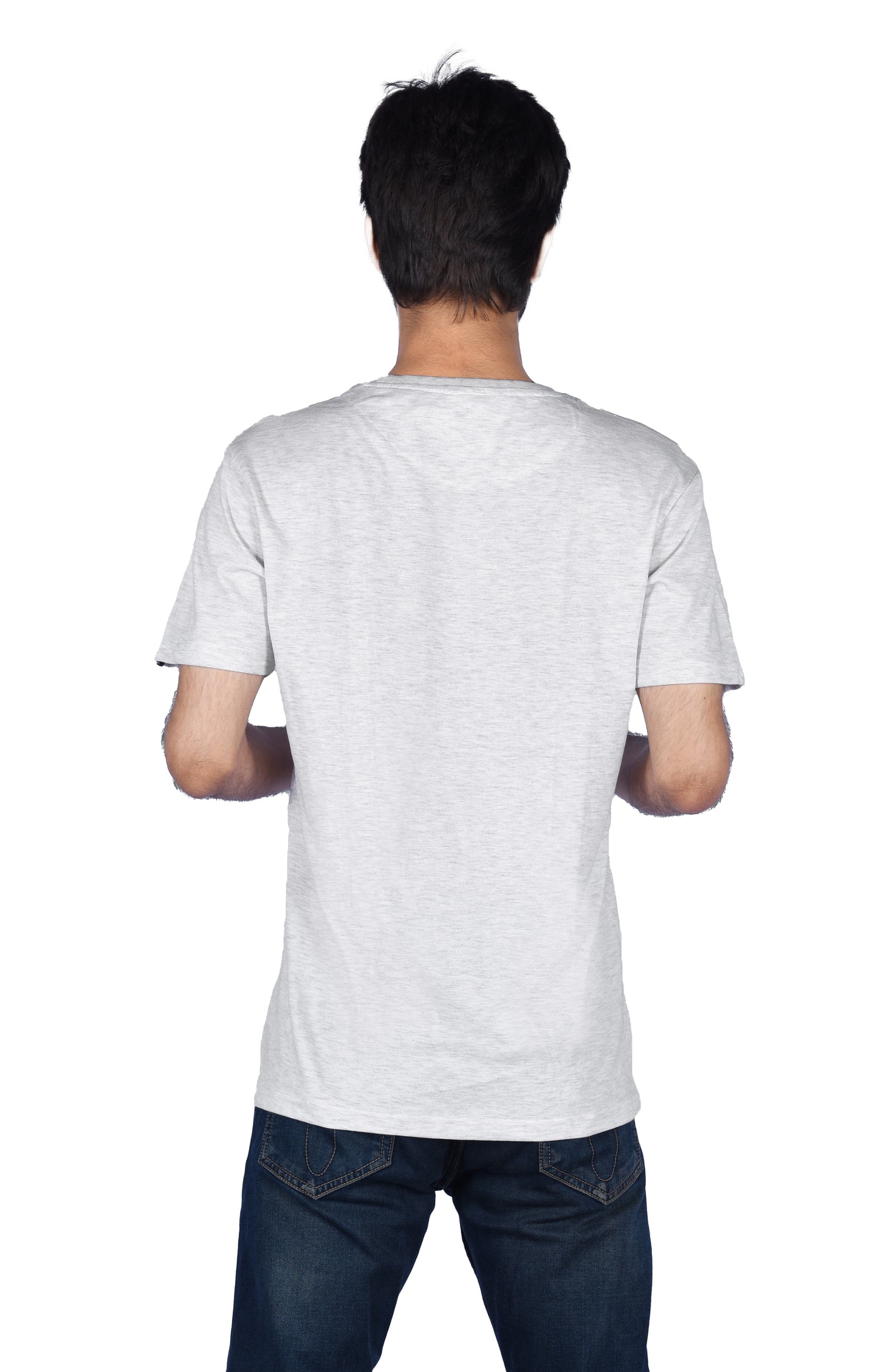 Zavrariq Men's Premium Cotton Short Sleeve Round Neck Solid T-Shirt