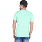 ZAVRARIQ Men's C Green Color Block Graphic Round Neck T-Shirt