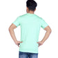 Zavrariq Men's Premium Cotton Round Neck Short Sleeve T-Shirt -C Green